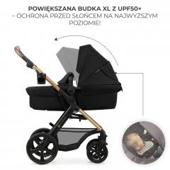 Carucior 3 In 1 - Kinderkraft - Moov 2, negru