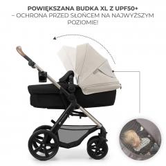 Carucior 3 In 1 - Kinderkraft - Moov 2, Moonlight Grey