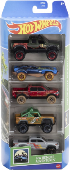 Set 5 masini cu desing - Hw Remote Adventures