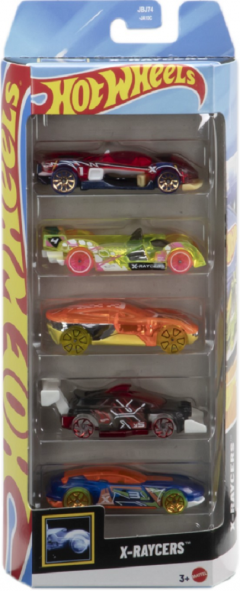 Set 5 masini - Hot Wheels - X-Raycers