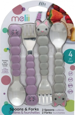 Set 4 tacamuri colorate - Pisica & Bulldog