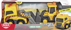Set 2 utilaje - Trailer si Excavator cu sunete si lumini - Volvo