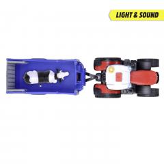 Tractor si remorca cu sunete si lumini - Massey Ferguson