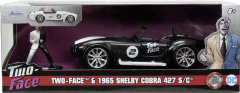 Set masina metalica si figurina - Shelby Cobra 427 & Two Face