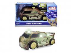 Masinuta - Marvel - Light Hero Groot, cu sunete si lumini 