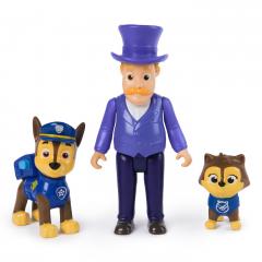 Set 3 figurine - Paw Patrol - Chase, Humdiger si Cat Chase
