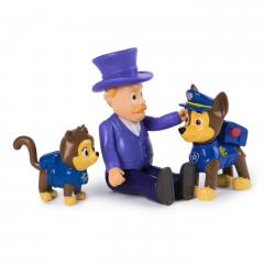 Set 3 figurine - Paw Patrol - Chase, Humdiger si Cat Chase