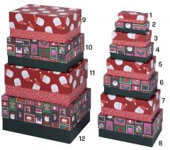 Cutie cadou - Santa & North Pole Stamps - B8 Medium - pret pe bucata