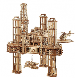 Puzzle mecanic 3D 1180 piese - Platforma de foraj petrolier