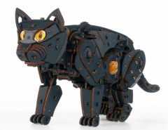 Puzzle 3D 508 piese - Pisica neagra 