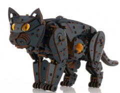 Puzzle 3D 508 piese - Pisica neagra 