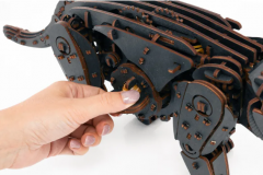 Puzzle 3D 508 piese - Pisica neagra 