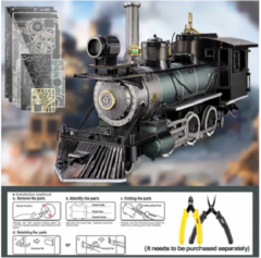 Puzzle 3D 282 piese - Locomotiva Mogul