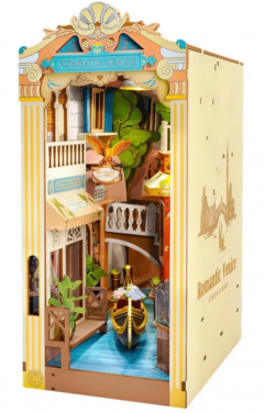 Puzzle 3D 110 piese - Cotor de carte DIY - Venetia romantica