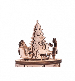 Puzzle mecanic 3D - Caruselul lui Mos Craciun