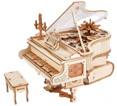 Puzzle mecanic 3D - Cutia muzicala - Pian magic