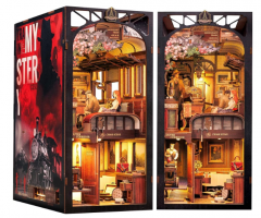 Puzzle 3D 322 piese - Cotor de carte DIY - Train Mystery Case