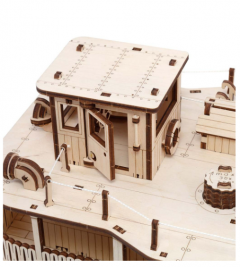 Puzzle 3D din lemn - Vaporul cu aburi River Princes