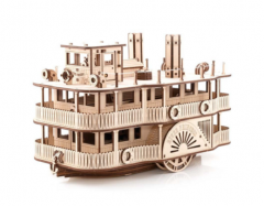 Puzzle 3D din lemn - Vaporul cu aburi River Princes