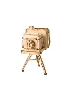 Puzzle 3D din lemn - Camera vintage