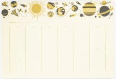 Planner saptamanal - Retro Space