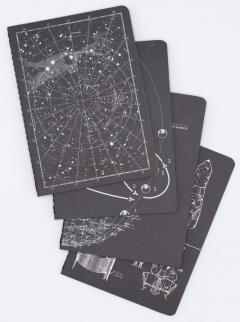 Set 4 carnete - Lunar Landing: Space Exploration Pocket Notebook