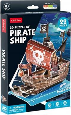 Puzzle 3D 22 piese - Nava piratilor
