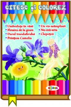 Citesc si colorez - Umbrelute in vant