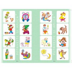 Citesc si colorez cu autocolante - Gasca