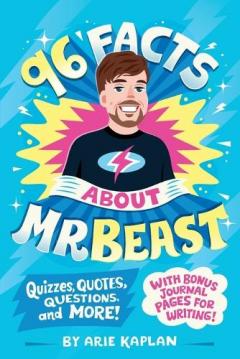 Coperta cărții 96 Facts About MrBeast