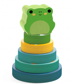 Puzzle si joc din lemn de stivuit