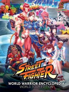 Coperta cărții Street Fighter World Warrior Encyclopedia: World Tour Edition