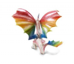 Figurina - Dragonul zana curcubeu