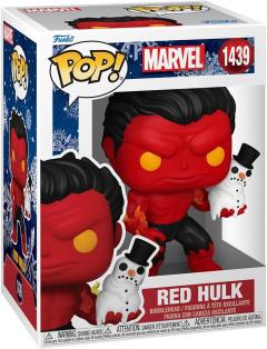 Figurina - Pop! Marvel Holiday: Red Hulk