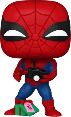Figurina - Pop! Marvel: Spider-Man (with Open Gift)
