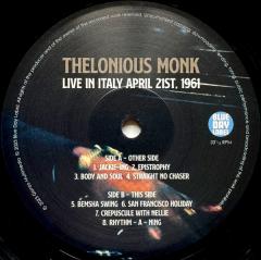 Thelonious Monk Live in Italy - Vinyl