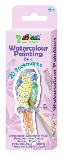 Set pictura cu apa - Semne de carte - Pasari