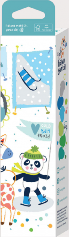 Set 6 creioane cerate  - Ghinda, culori reci