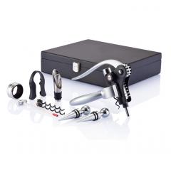 Set profesional de vin negru/argintiu