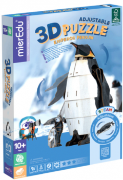 Puzzle 3D reglabil - Pinguin Imperial