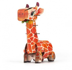 Puzzle 3D cu sunet - Build 'n' Sound - Girafa