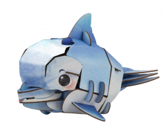 Puzzle 3D cu sunet - Build 'n' Sound - Delfin