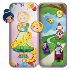Puzzle magnetic in cutie metalica - Povesti fantastice, 30 piese