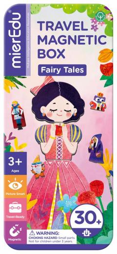 Puzzle magnetic in cutie metalica - Povesti fantastice, 30 piese