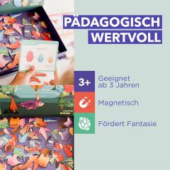 Joc magnetic de arta si asociere - Dino World