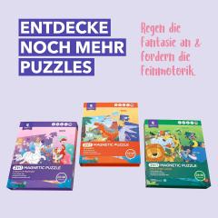 Joc magnetic de arta si asociere - Dino World