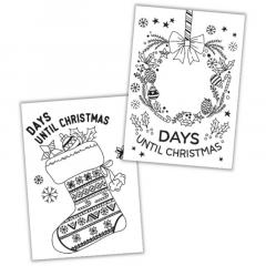 Set 4 markere creta - X-mas