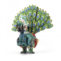 Puzzle 3D cu sunete 34 piese - Paun