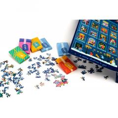 Puzzle Calendar Advent - Christmas Through the Window