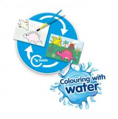 Set creativ de pictat cu apa - Dinozauri